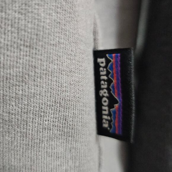 Patagonia Worn Wear Lightweight Crew Sweatshirt Medium Fleece Lined Gray Outdoor - Picture 3 of 5